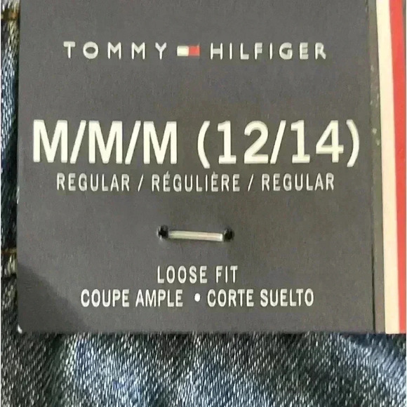 Tommy Hilfiger NWT Boys Regular Loose Fit Denim Jeans Size 12/14 - Picture 3 of 10